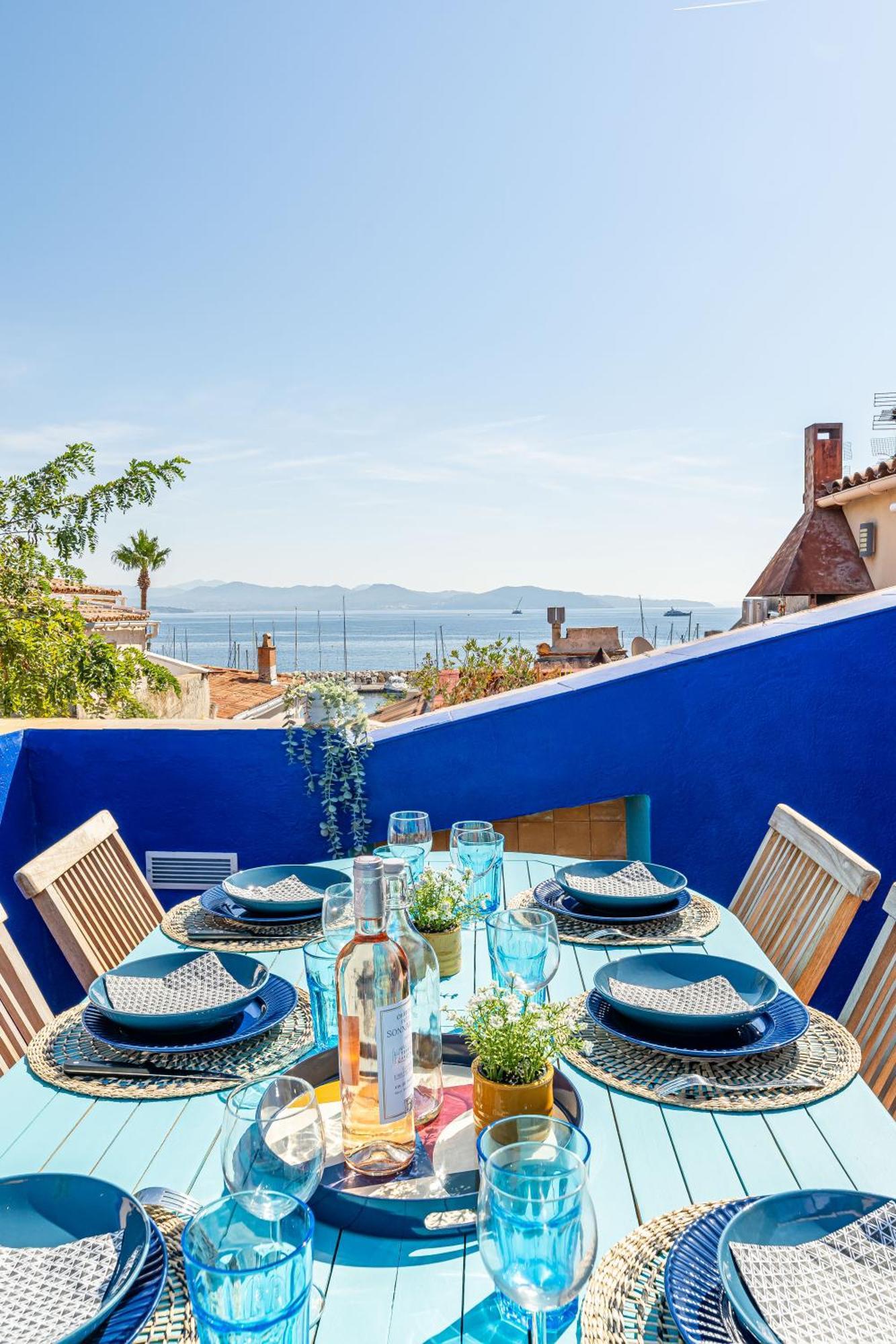 Casa Azul - Magnifique Duplex Coeur Historique 4 Chambres Avec Terrasse Vue Mer 拉西约塔 外观 照片