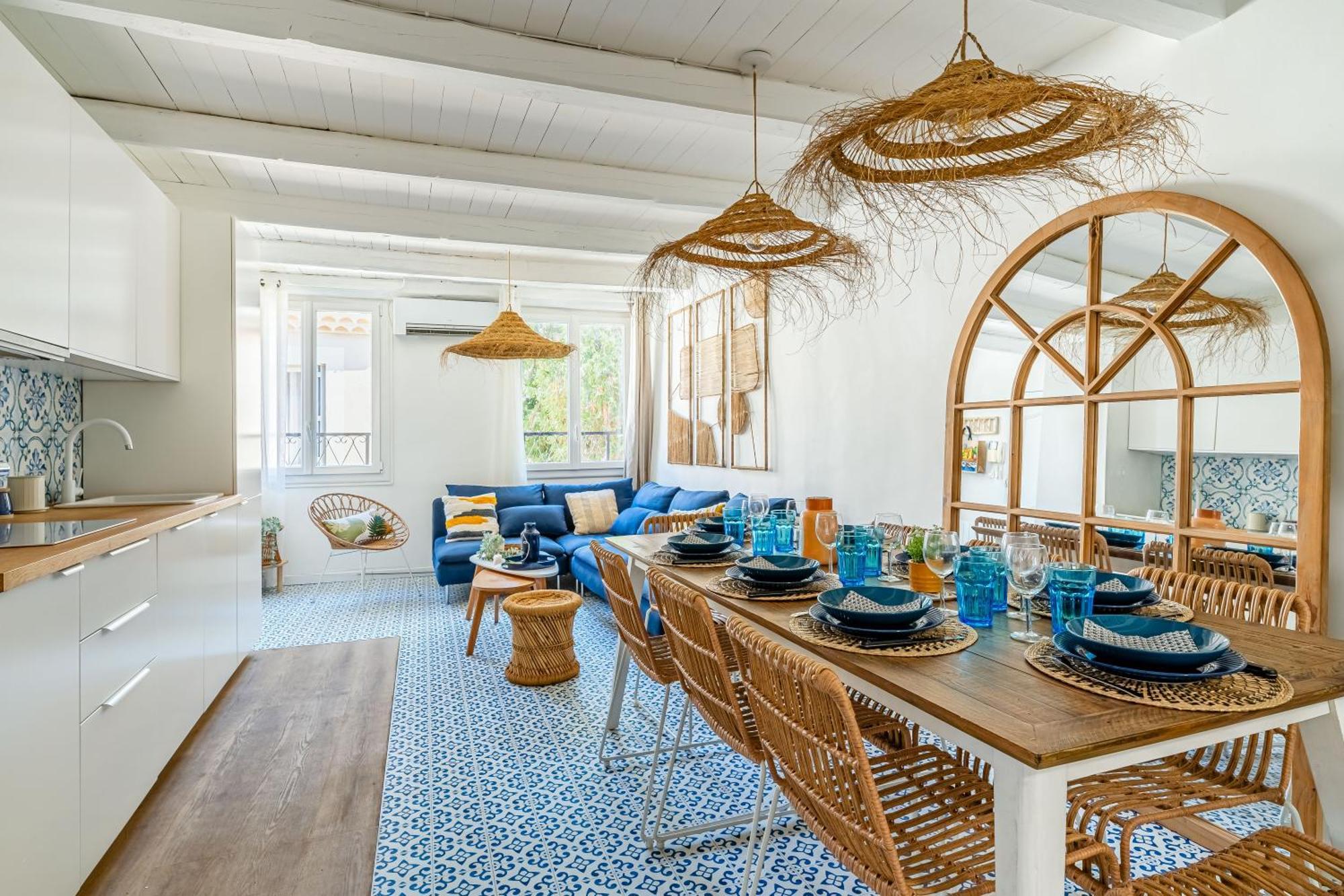 Casa Azul - Magnifique Duplex Coeur Historique 4 Chambres Avec Terrasse Vue Mer 拉西约塔 外观 照片