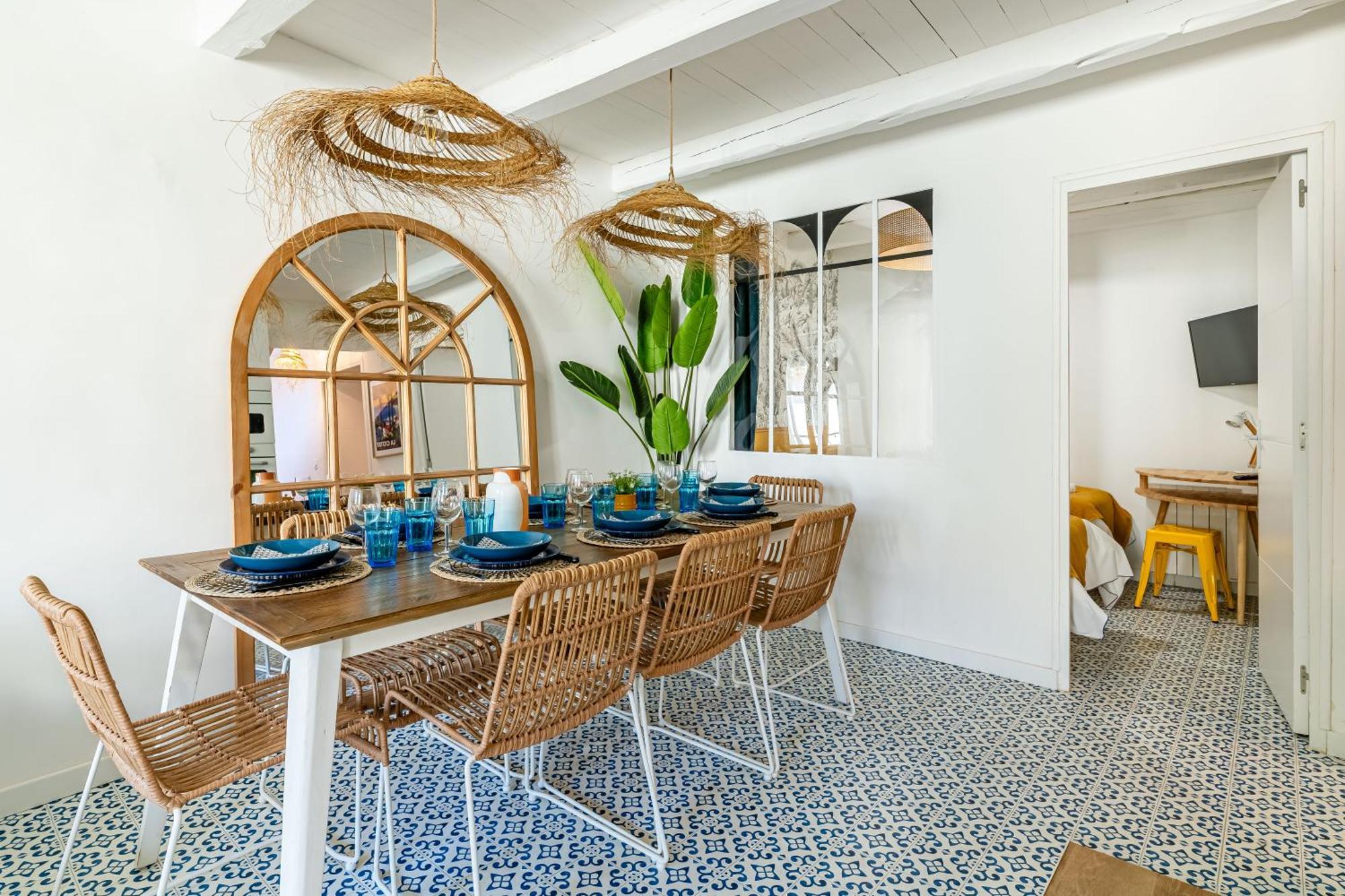 Casa Azul - Magnifique Duplex Coeur Historique 4 Chambres Avec Terrasse Vue Mer 拉西约塔 外观 照片