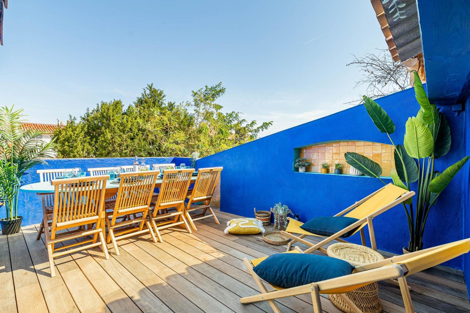 Casa Azul - Magnifique Duplex Coeur Historique 4 Chambres Avec Terrasse Vue Mer 拉西约塔 外观 照片